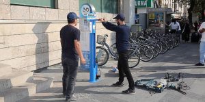 Bicycle Repair Stations at 26 Points in the Metropolitan Municipality