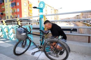 Bicycle Repair Stations Built at 10 Locations